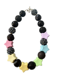Twinkle Stars Bubblegum 16" Necklace