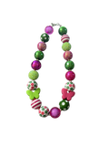Garden Party Bubblegum Bead 18" Necklace