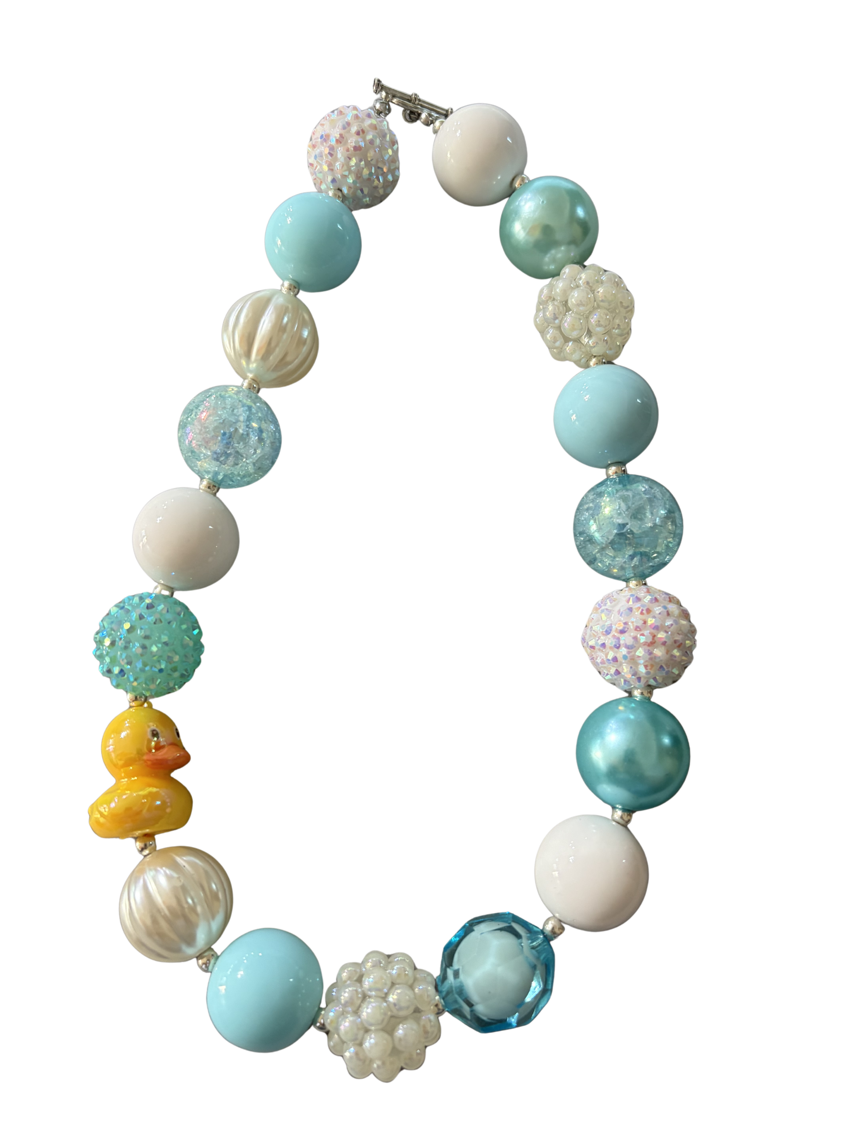 Rubber Duckie Bubblegum Bead 18" Necklace