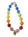Over the Rainbow Bubblegum Bead 19" Necklace